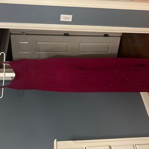 Red Sparkly long Dress